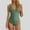 01 Army Green, variant on Feimerou One Piece Swimsuit Women Tummy Control High Waisted Sexy Ruffle V Neck Bathing Suits Back Cutout Slimming Push Up Monokini Swimsuits