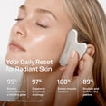 thumbnail image 3 of Plantifique Stainless Steel Gua Sha Facial Tool, Face Massager for Lymphatic Drainage, 3 of 9