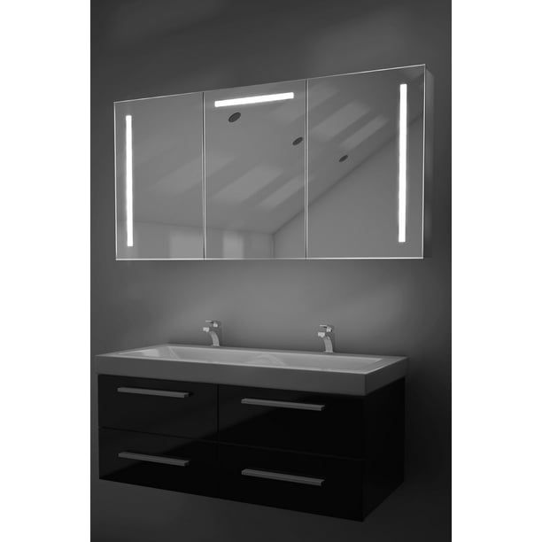 Vellamo Led Illuminated Bathroom Mirror With Shaver Socket