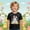 Black, variant on Rhuody Boys Tops Easter T Shirt Crewneck Tee Cartoon Bunny Graphic Short Sleeve Blouse Casual Daily Wear 10-11 Years White