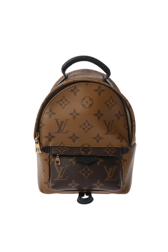 Pre-Owned LOUIS VUITTON Louis Vuitton Monogram Reverse Palm Springs Backpack Mini Brown M42411...