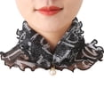 thumbnail image 4 of Neck Scarf Lightweight Soft Fake Pearl Pendant Circle Scarf Head Wrap Scarf, 4 of 6