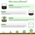 thumbnail image 5 of sac Plantes, 4 Sacs De Culture Non Tisss Avec Poignes (vert), Pot En Tissu Ventil, 10 galones (40l), 5 of 5
