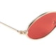 thumbnail image 2 of Rosvola Gafas de Sol ovaladas Gafas de Sol Femeninas, Gafas Opacas Gafas de Sol de Chica Caliente Gafas de Sol Catwoman Lentes(Gold Frame Red) Ecomeon no, 2 of 5