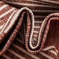 thumbnail image 3 of Unique Loom Outdoor Modern Collection Area Rug - Tambor (2' x 6' Runner Rust Red/Ivory), 3 of 6