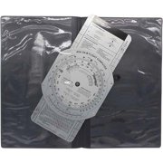 Aviation Supplies & Academics E6B Aluminum Flight Computer, 9-3/4 x 5, with Vinyl Case