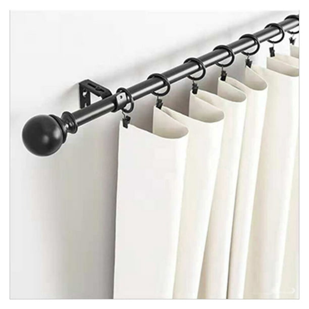 50 Set Metal Hanging Rings With Plastic Hooks For Curtains, 32 Mm