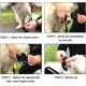 thumbnail image 4 of (Negro) Bozal antiladridos ajustable de 1 pieza con anillo de malla autoadhesivo. Bozal antiladridos ajustable para perros grandes, medianos y pequeños., 4 of 5