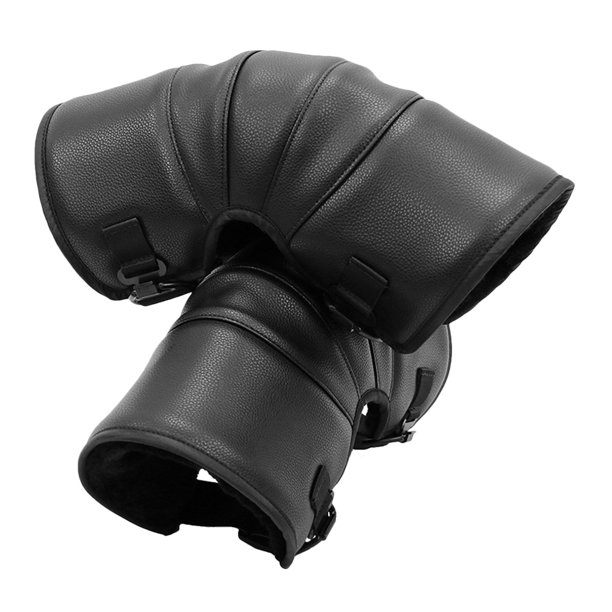 ColoMX 1 par de rodilleras de invierno para motocicleta, forro térmico a prueba de viento, calentadores de rodilla, bicicletas eléctricas, protección de rodilla engrosada para hombres y mujeres