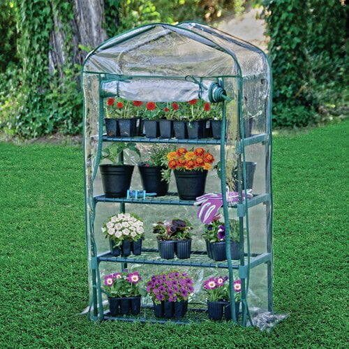 GRADE B Garden Cold Frame Aluminium Metal Greenhouse Outdoor Plant Dry Shelter