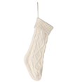 thumbnail image 2 of Christmas Stockings with Colorful Lights, 18 Inch Light up Boho Stockings Cable Knit Stockings Christmas Lighted LED Stockings, 2 of 6