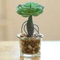 thumbnail image 3 of Coofit Artificial Succulent Plant Mini - Faux Potted Succulent Home Desktop Decoration, 3 of 4