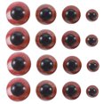 thumbnail image 2 of Miangastore 100Set Brown Plastic Safety Eyes For Crafting With Secure Fit For Toymakers, 2 of 8