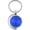 Blue, variant on Plain Spinner Key Ring (Black)