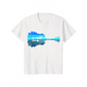 thumbnail image 1 of Camiseta de manga corta 100 % algodón puro para hombre y mujer con el lema "Guitar Lake Shadow Love Guitar Musician"., 1 of 6