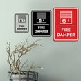 thumbnail image 4 of Signs ByLITA Portrait Round Fire Damper Door or Wall Sign Easy Installation | Health And Safety | Building And Danger Sign (Blue) - Small, 4 of 9