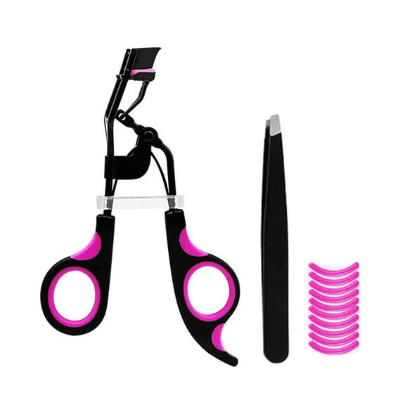 Eyelash Curlers Kit for Women,Professional Mascara Applicator Lash Curler, Replacement Refill Pads, Eyelash Applicator Tool Fits All Eye Shapes B One Size