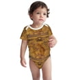 thumbnail image 3 of Balery Vintage Map Pattern Baby Climbing Clothes Infant Bodysuit Cute Infant Bodysuit Baby Romper-9M, 3 of 7