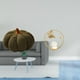 thumbnail image 2 of Cojín de calabaza y escultura metálica de bola de cristal para una decoración mágica de dormitorio, sala de estar, oficina, sofá o chimenea., 2 of 8