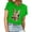 Green, variant on Ichuanyi Womens Vintage Flowers Crew Neck Shirt Graphic Tee Casual Graphic Tees Tops