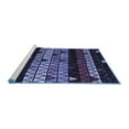 thumbnail image 2 of Ahgly Company Machine Washable Indoor Rectangle Oriental Blue Modern Area Rugs, 5' x 7', 2 of 4