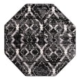 thumbnail image 3 of Unique Loom Tucson Collection Area Rug - Pima (7' Octagon Black/Ivory), 3 of 7