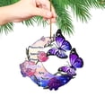 thumbnail image 3 of Christmas Decor Personalized Butterfly Appear When Angels Are Near Ornament Gift Holiday Decorations, 3 of 9