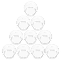 LEDMOMO Clear Plastic Water Globes for Crafts and Decor  10Pcs