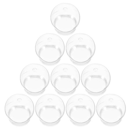 ETEREAUTY Snow Globe Craft Diy Accessories 10Pcs