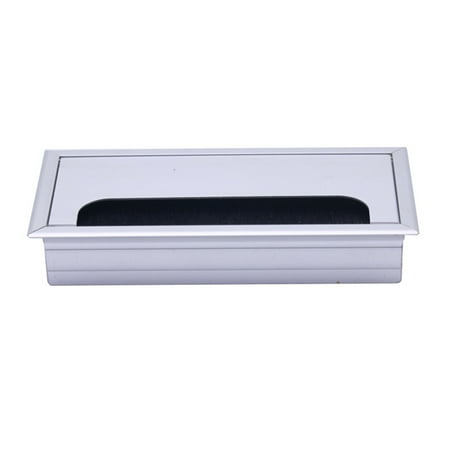 

TOPOINT Aluminum Alloy Square Wire Hole Cover Desktop Computer Desk Threading Box New