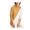 thumbnail image 1 of ALFANI Chandail Beige à Manches Longues Col Roulé pour Femmes Taille m, 1 of 7