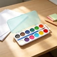thumbnail image 5 of Votnto Semi-dry Solid Watercolor Paint Set 12/14/18 Colors, 's Painted Watercolor Washable Paint, 5 of 6