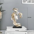 thumbnail image 5 of Escultura de beso de parejas, escultura de pareja de arte abstracto, muebles para el hogar, estatua de resina, esculturas de resina para el hogar moderno, objetos decorativos, 5 of 5