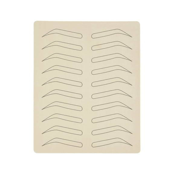 Seitruly Hoja de Microblading de silicona para práctica de cejas, tacto realista, sin necesidad de tinta, 1mm, maquillaje para cejas, en salón de Suministros de PC 1 Seitruly CE014509-01