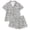 187Light Gray427, variant on MEZZALL Women Pajama Sets Short Sleeve Lapel Button Shirts Tops With Shorts Leopard Printed Casual Loose 2 Piece Loungewear Soft Sleepwear
