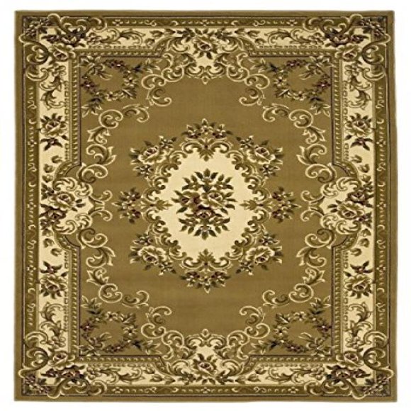 Kas Rugs COR530923X33 Corinthian 5309 Beige/ivoire Aubusson Taille 2 Pieds3 Pouces x 3 Pieds3 Pouces