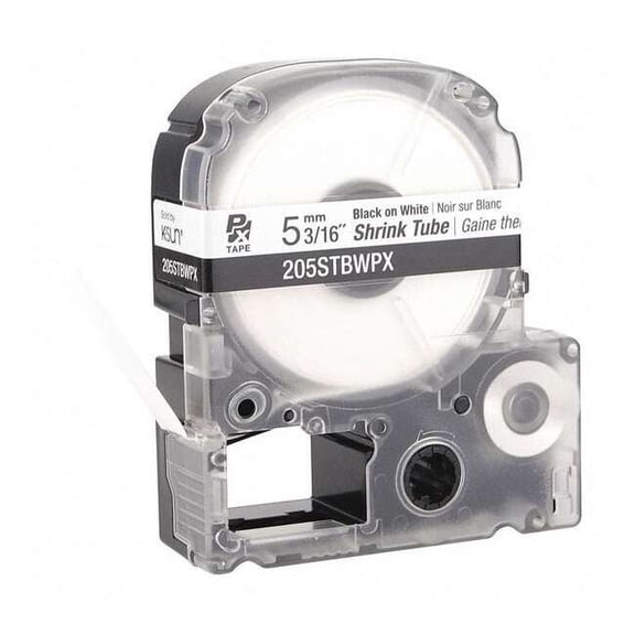 Epson Sleeve Label, White, Polyolefin, 3/16 in W 205STBWPX