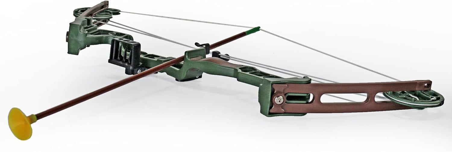 Toy Archery Compound Bow and Arrow Play Set with 3 Suction Cup Arrows for Kids Children Youth