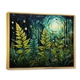thumbnail image 2 of Designart "Ferns Plant peaceful Reflections I" Floral Floater Framed Wall Decor, 2 of 7