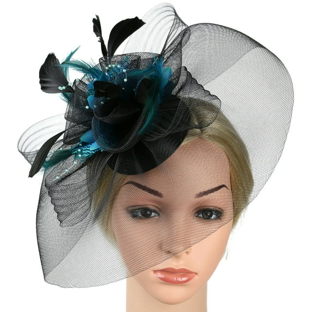 Fascinator Fascinator Faux Feather: Veil Hair Clip Fascinator Hat Fascinateur de mariage