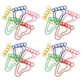 100pcs Footprint Paper Clips Increased Slip Resistance Plating Process 100pcs-footprint-paper-clips-increased-slip-resistance-plating-process