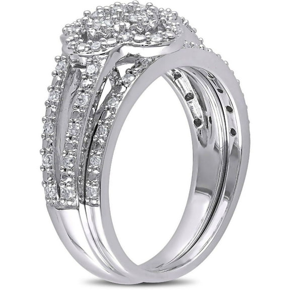 Everly Women's Diamond Sterling Silver Bridal Set