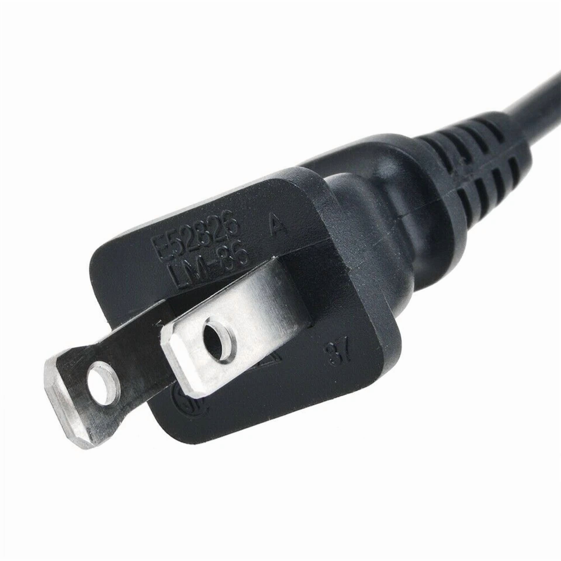 BUTTERFLY- 6Ft Ac Power Cord For Brother Cs-6000I Sewing Machine 2-Prong Connector Cable