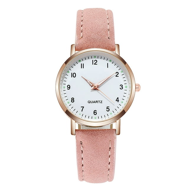 Kcodviy Women Luminous Watch Belt Wrist Watch Scale Dotted Little Watch Straps for Men Stars Watch Frosted Point Womens Two Tone Watches with Roman Women Watch Digital Scale Watch