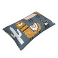 thumbnail image 3 of Binfone Llama And Cactus Standard Size Pillowcase, Long Staple Pure Cotton Envelope Closure Pillow Cover,16"X24", 3 of 9