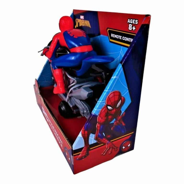 Spiderman motorbike cheap toy