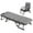 Gray-F33, variant on Lilypelle Outdoor Lounge Chair,Folding Bed Cot 6 Levels Adjustable Reclining Deck Chair,71 x 23.6 x 13 inch