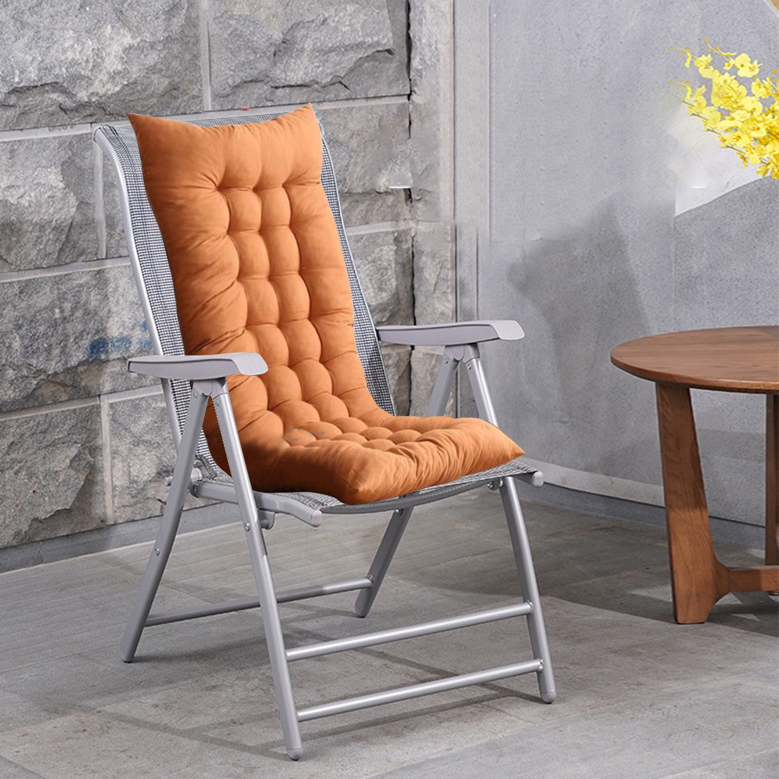 Rocking Chair Cushion,Chair Cushion,High Back Rocking Chair Cushion,Thickened Patio Chair Pad for Indoor and Outdoor,Water Proof and Fade-Resistant(Coffee 50*19*3in)from ANMUYUM