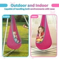 thumbnail image 2 of G TALECO GEAR Swing Stand Frame with Sensory/Pod Chair, X-Shaped Swing Set, Metal Hammock Chair Stand for for Kids and Adults Indoor and Outdoor 330LBS, Deep Pink, 2 of 8