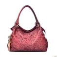 thumbnail image 1 of Sac à Main Classique pour Femme, Pendentif Fin en PU, Sac Fourre-Tout Décontracté (Rouge), 1 of 10